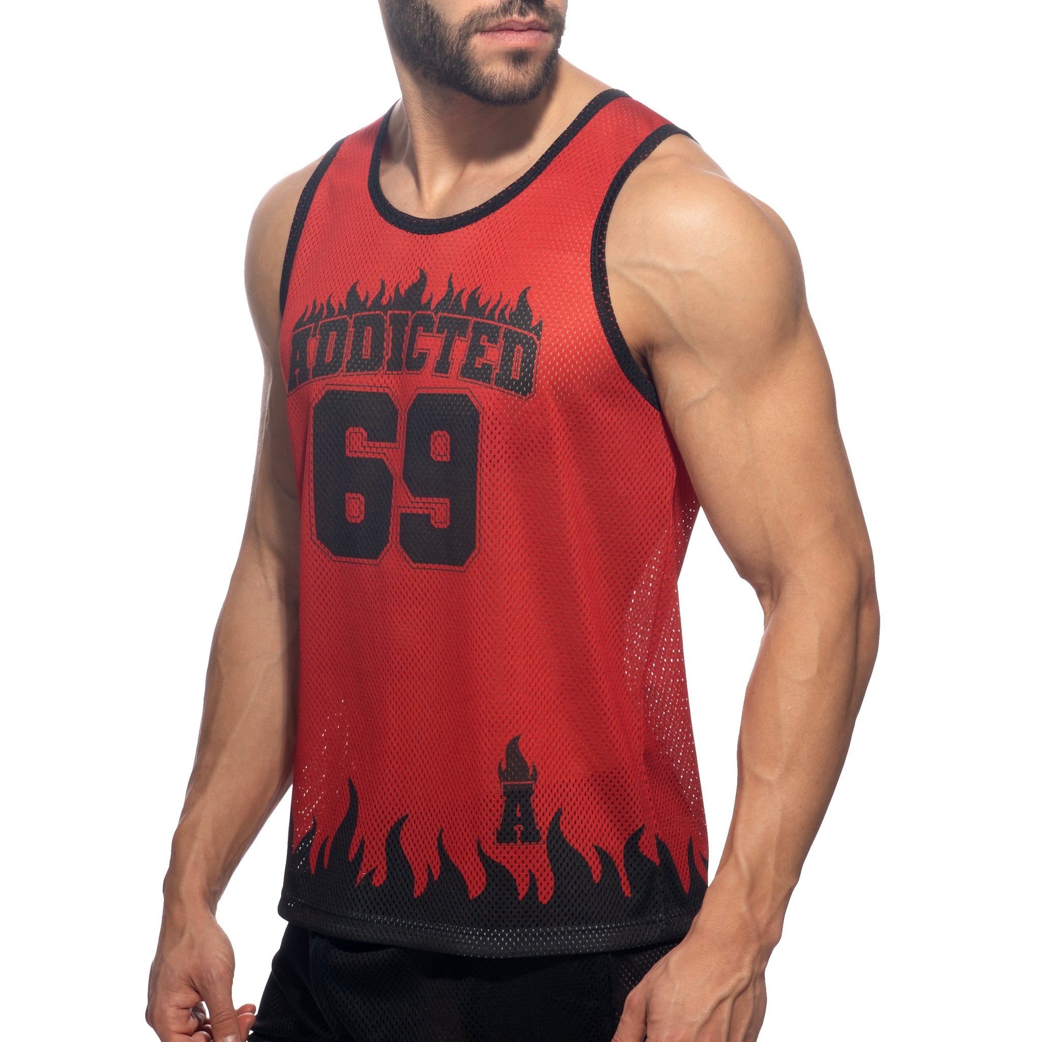 Addicted 69 Addicted Tank Top Red AD1340