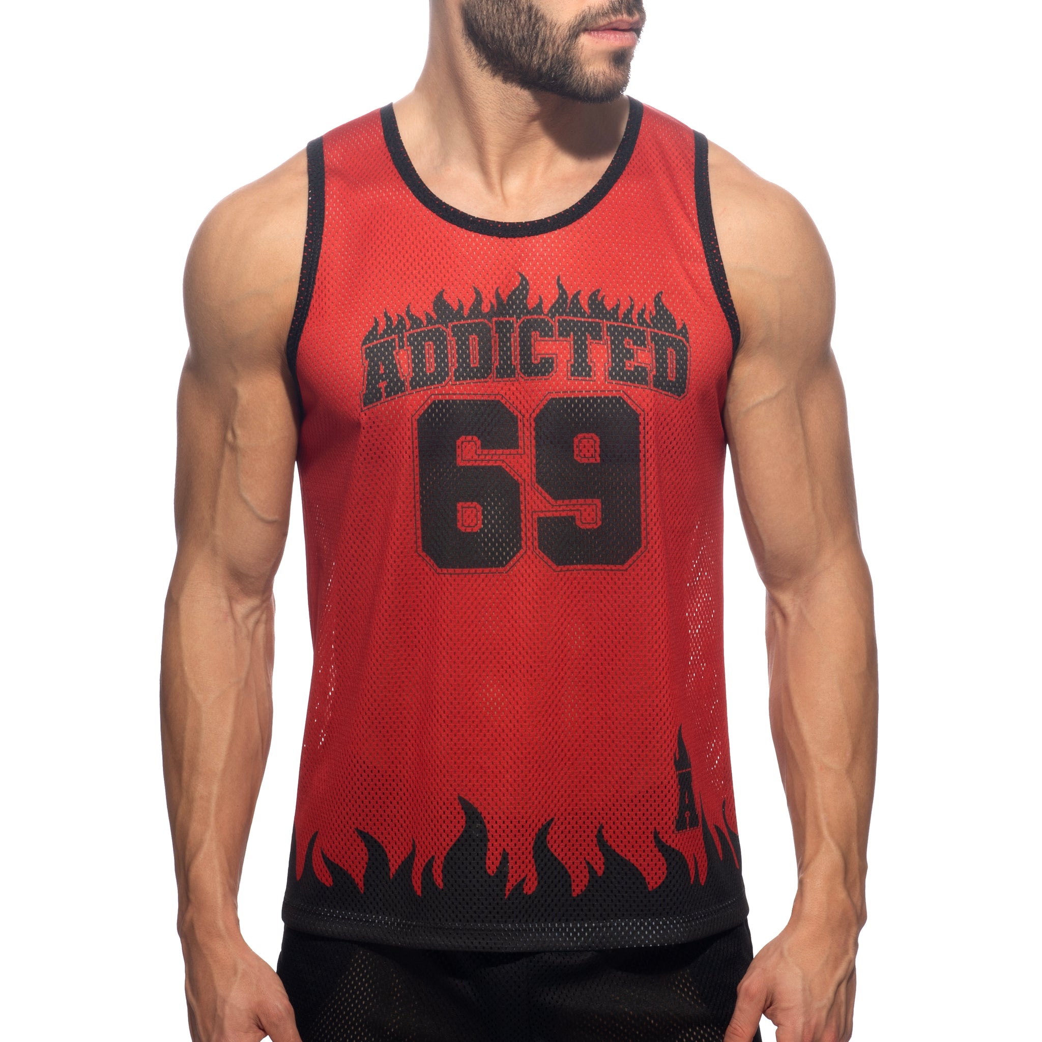 Addicted 69 Addicted Tank Top Red AD1340