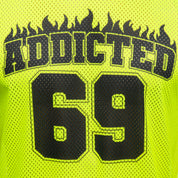 Addicted 69 Addicted Tank Top Neon Yellow AD1340