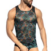 ES Collection Botanic Garden Tank Top Black TS349