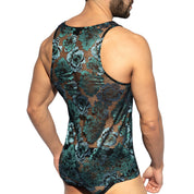 ES Collection Botanic Garden Tank Top Black TS349