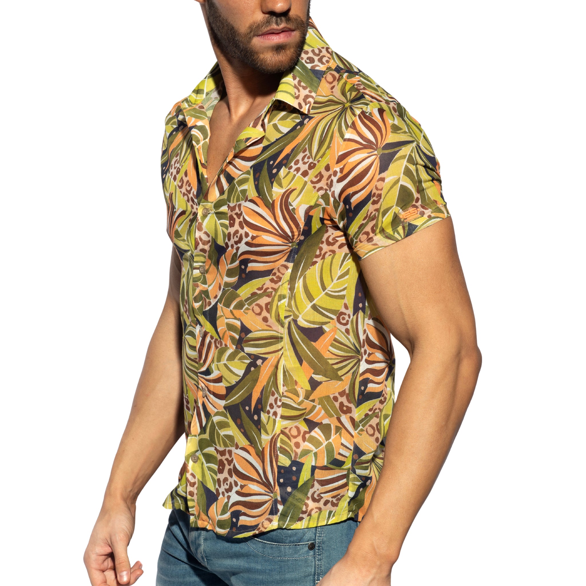 ES Collection Seychelles Shirt Khaki SHT030