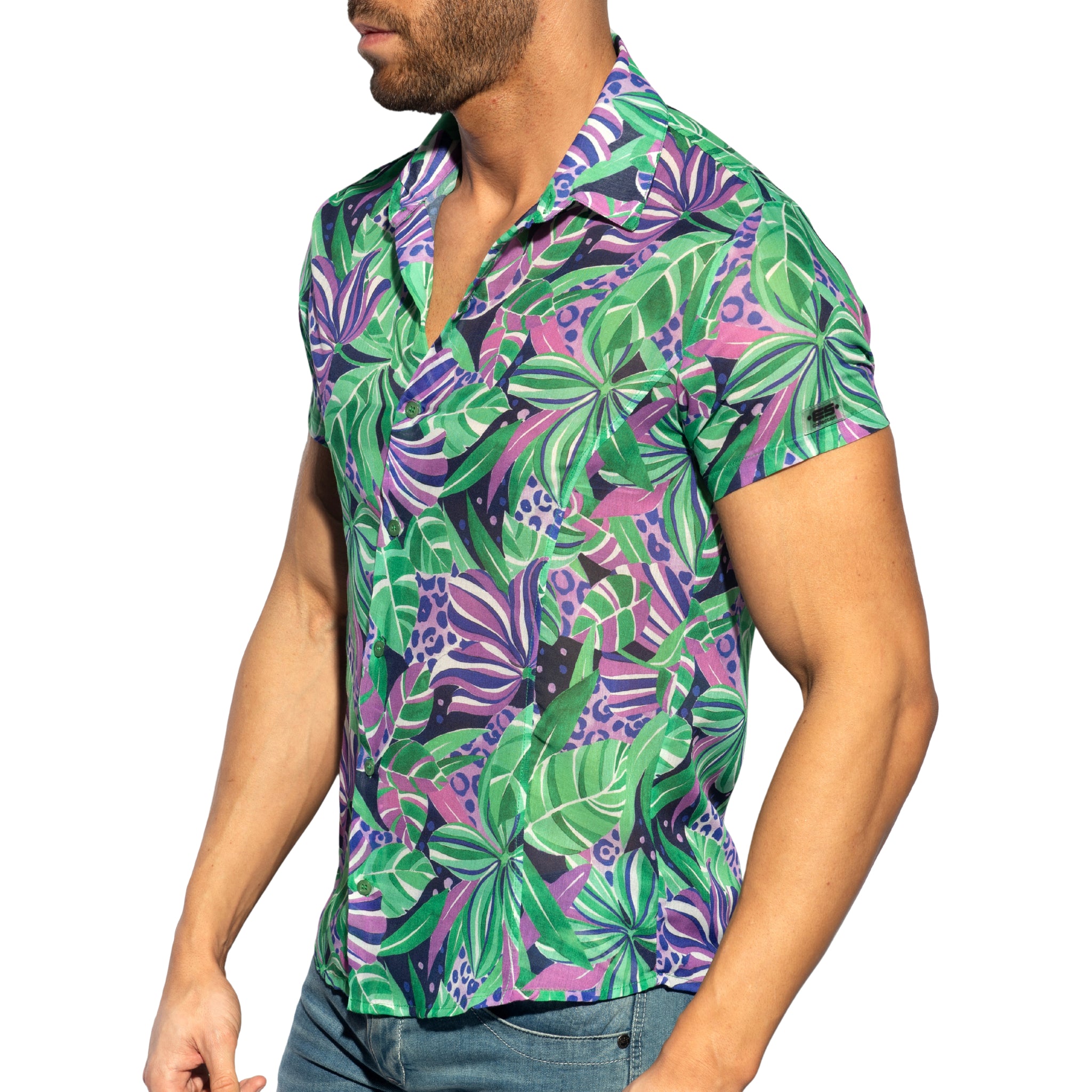 ES Collection Seychelles Shirt Violet SHT030