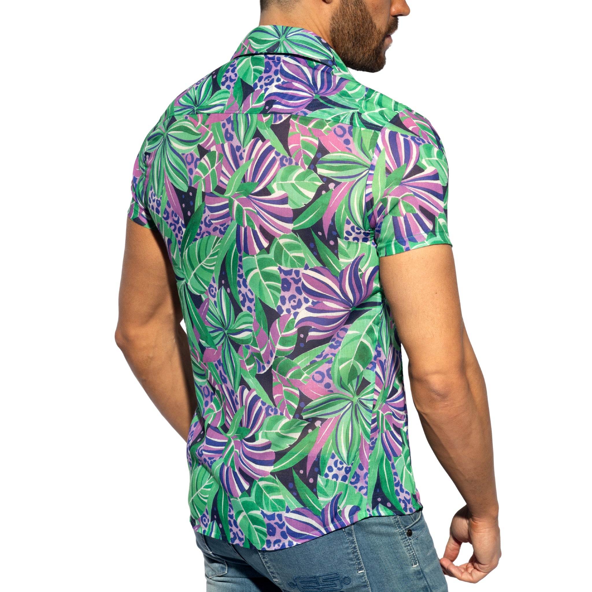 ES Collection Seychelles Shirt Violet SHT030