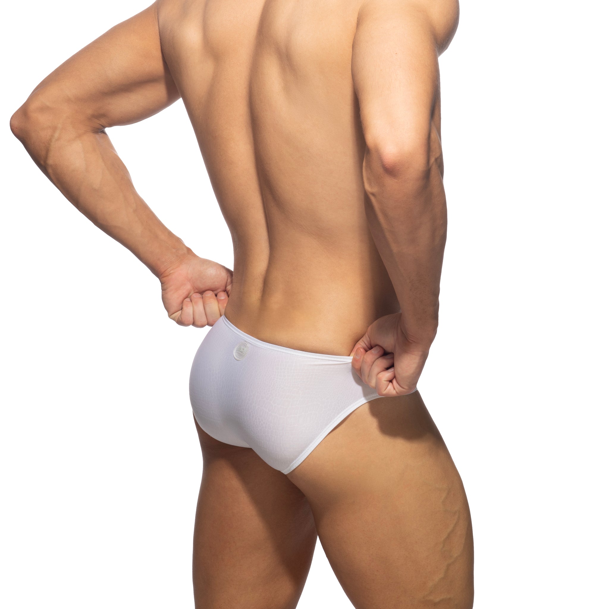 Addicted Reptile Bikini Brief White ADP09