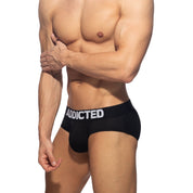 Addicted Flame Cotton Basic Brief Black AD2207