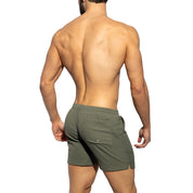ES Collection Pique Plain Broadshorts Khaki 2506
