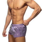 Addicted Party Swim Shorts Violet ADS354