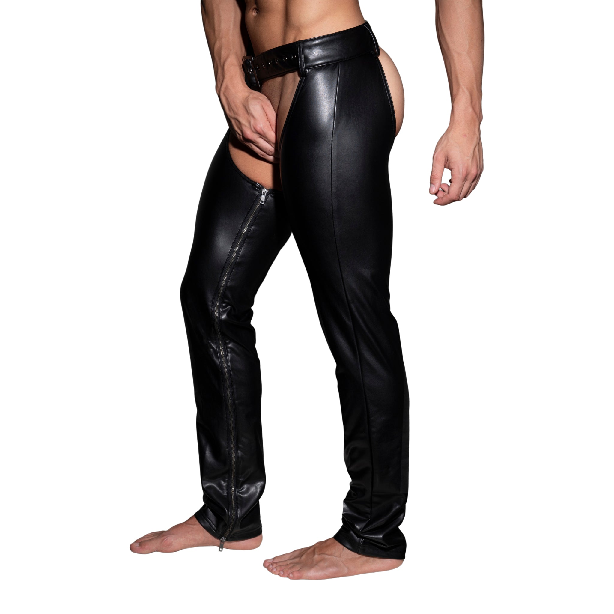AD Fetish Chaps Pants Black ADF182