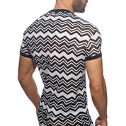 Addicted Isparta V-Neck T-Shirt Black AD1368