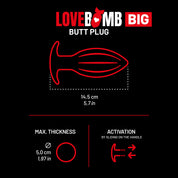 AD Fetish Love Bomb-Big Black AC220