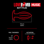 AD Fetish Love Bomb-Huge Black AC221