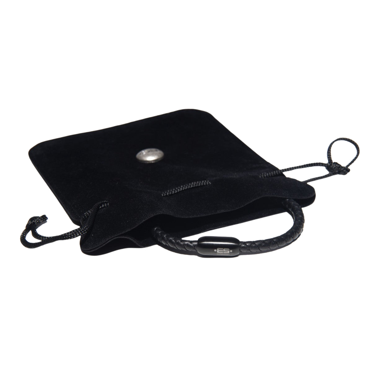 ES Collection Single Braid Bracelet Black AC184