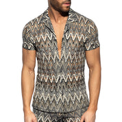 ES Collection Adana Shirt Brown SHT028