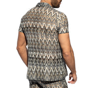 ES Collection Adana Shirt Brown SHT028