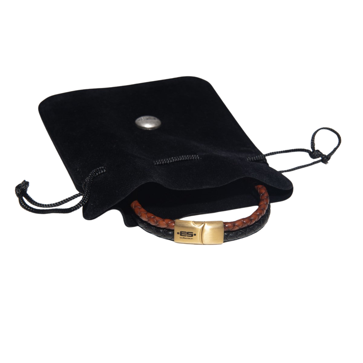 ES Collection Double Braid Bracelet Black AC185