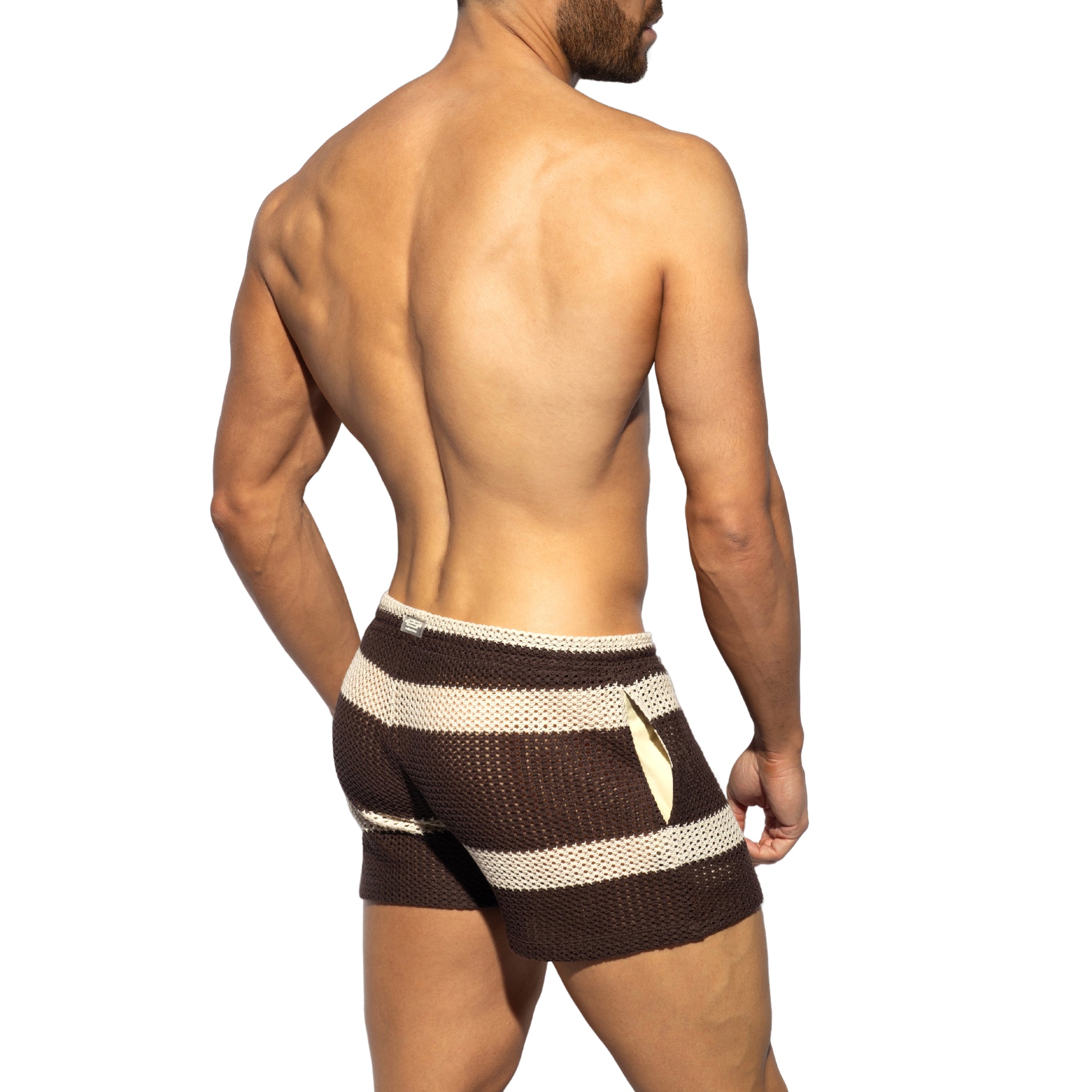 ES Collection Crochet Choco Shorts Brown SP344