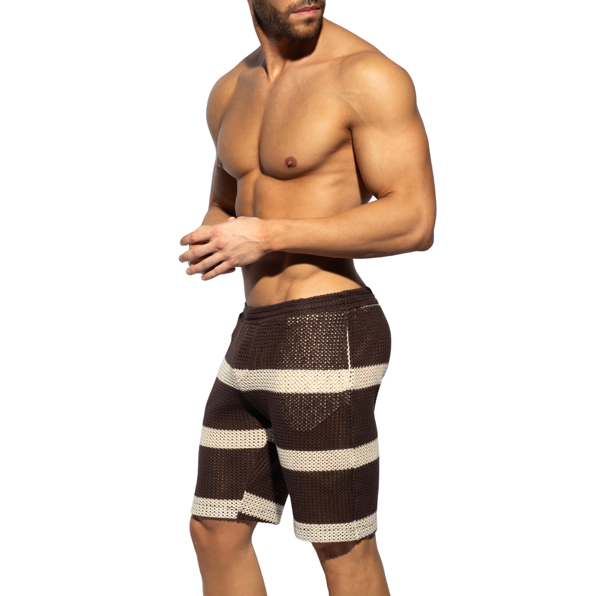 ES Collection Crochet Choco Bermudas Brown SP345