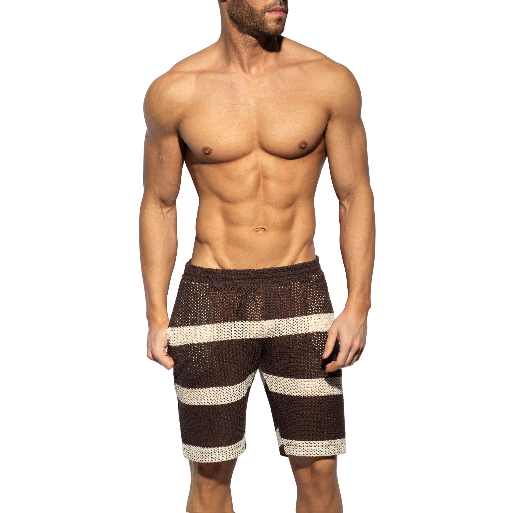 ES Collection Crochet Choco Bermudas Brown SP345