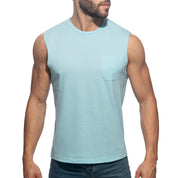 Addicted Basic Tank Top Sky Blue AD531
