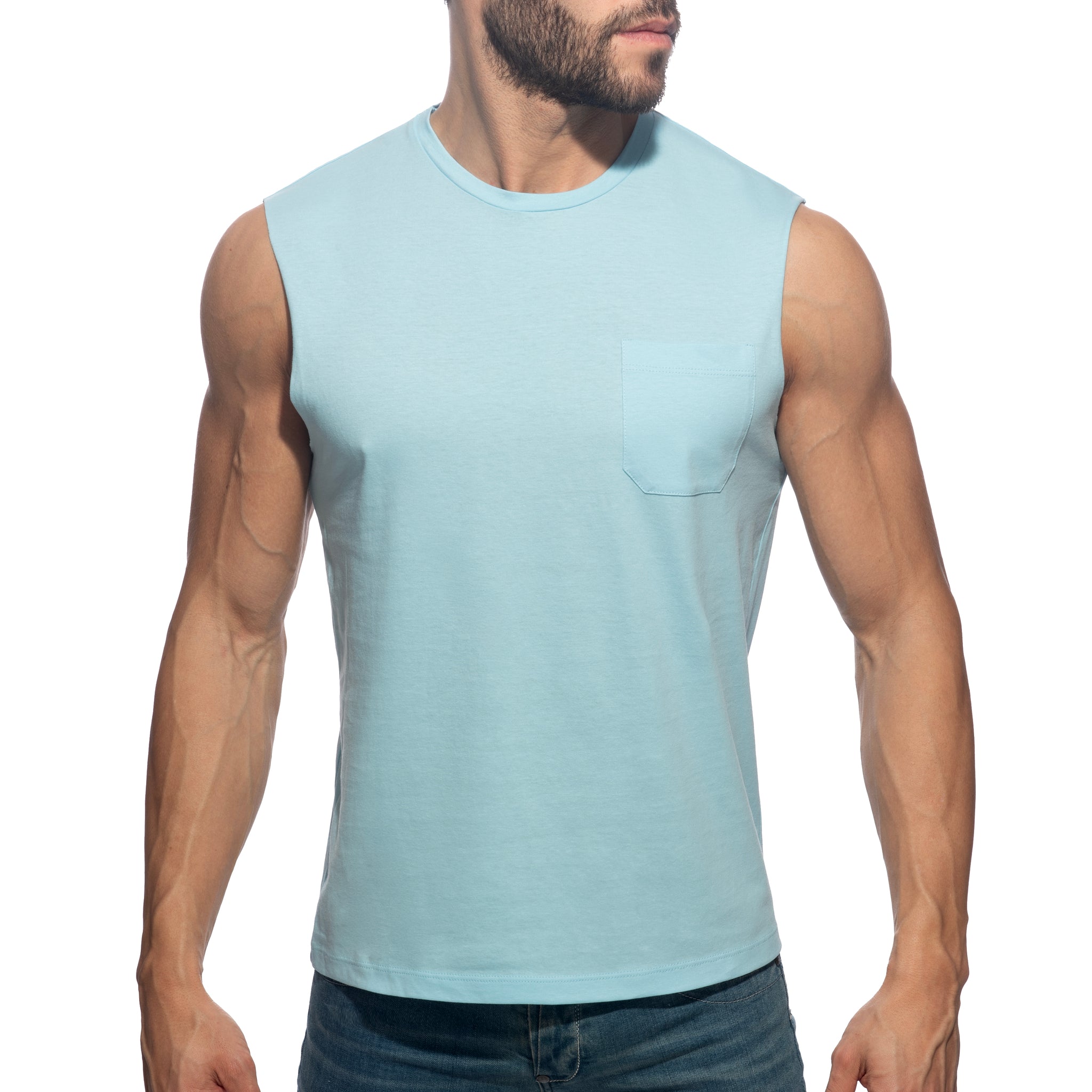 Addicted Basic Tank Top Sky Blue AD531