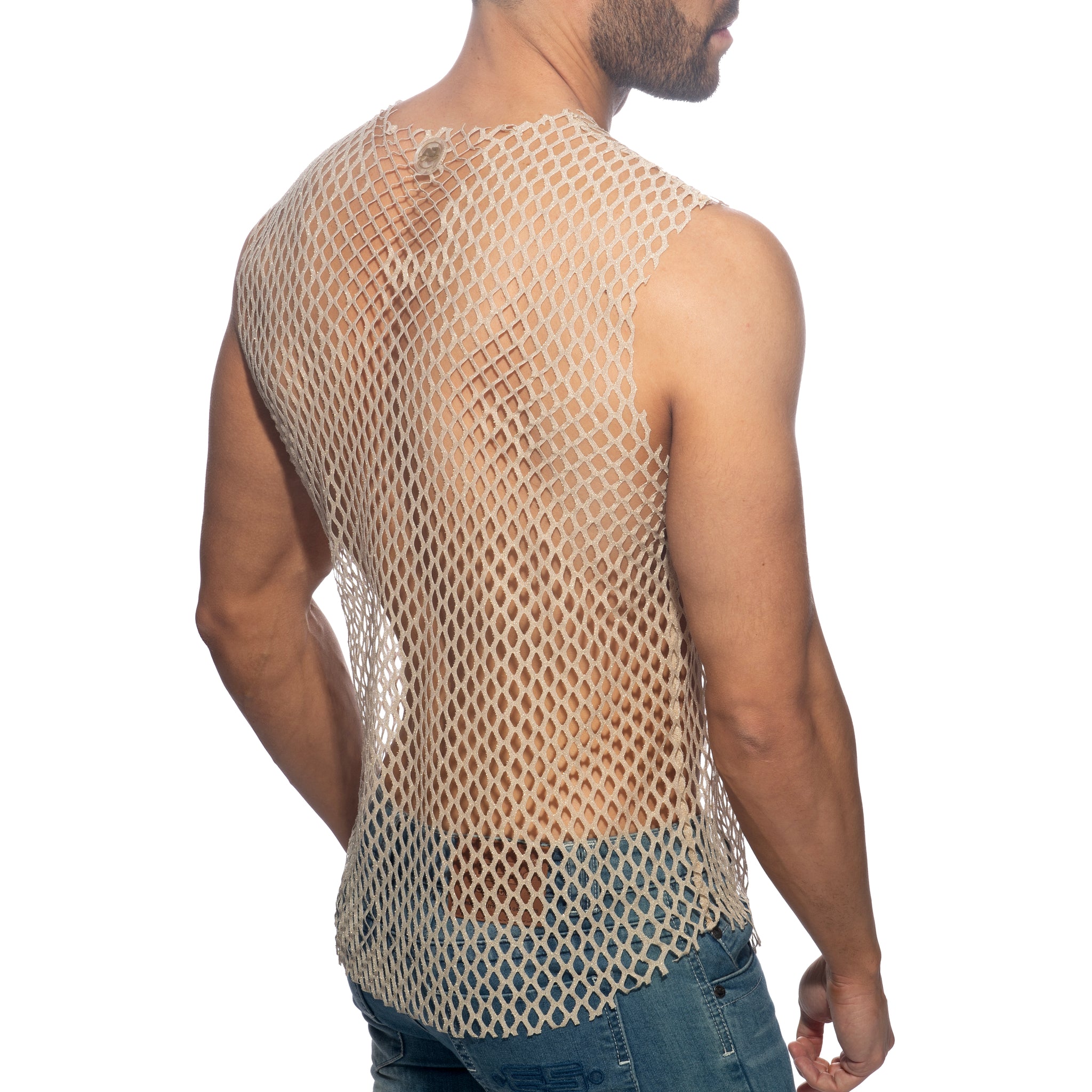 Addicted Flamboyant Tank Top Beige ADP11