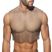 Addicted Flamboyant Crop Top Black ADP12