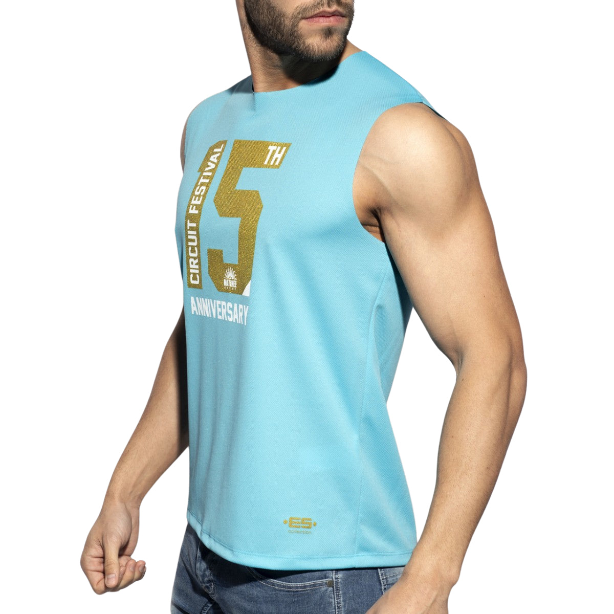 ES Collection Circuit Festival 2024 Tank Top Turquoise PU552