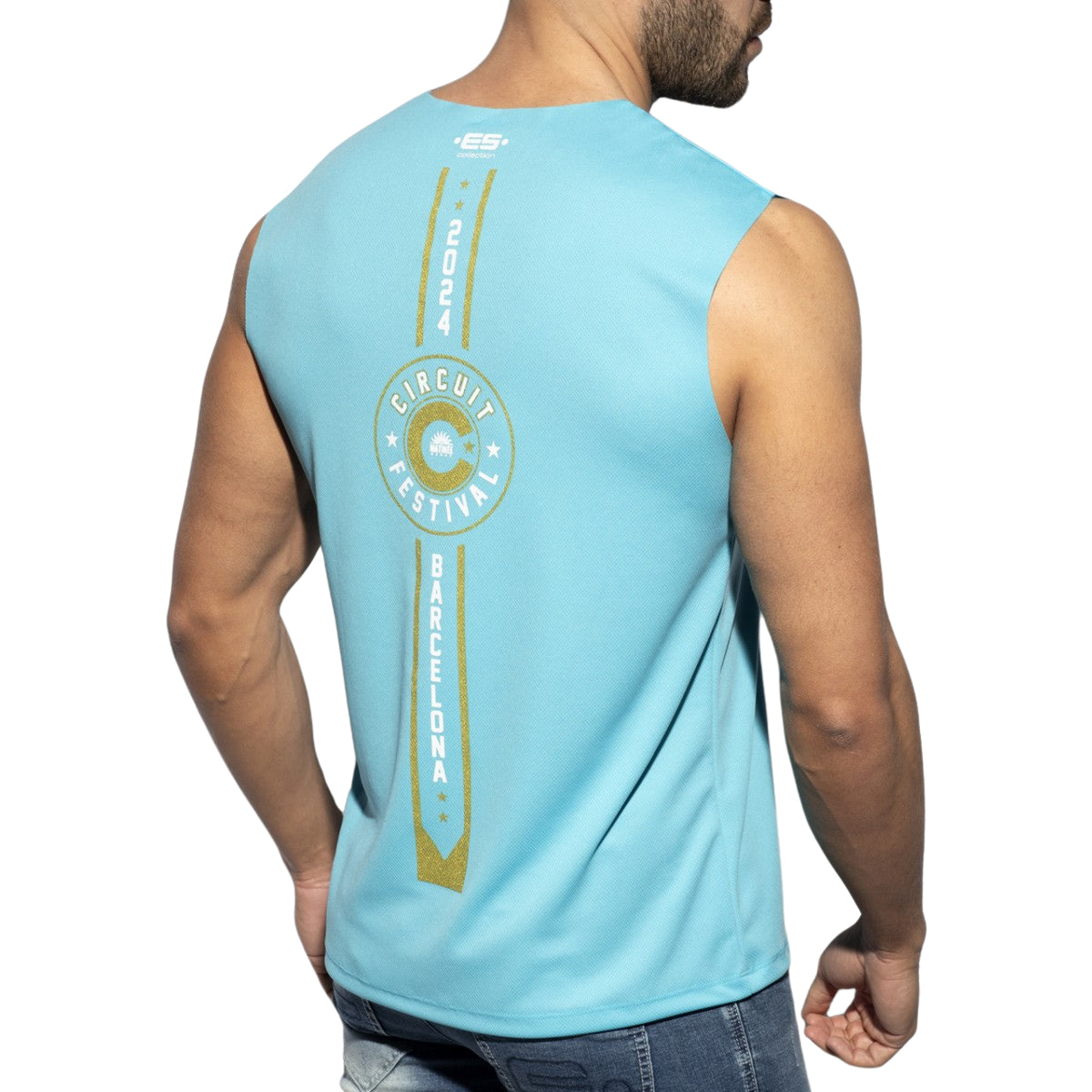 ES Collection Circuit Festival 2024 Tank Top Turquoise PU552