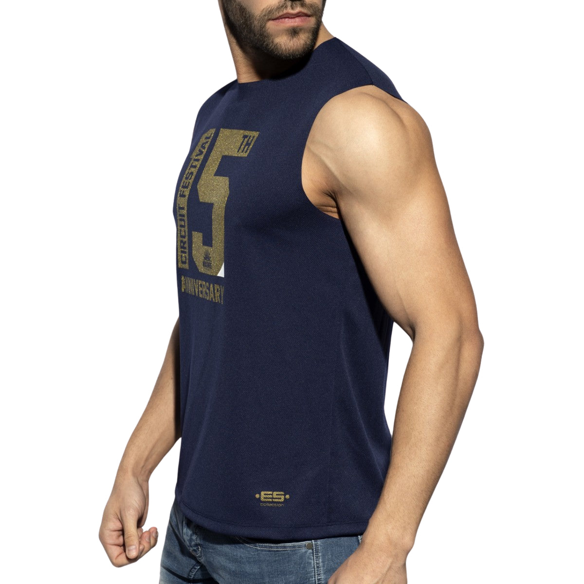 ES Collection Circuit Festival 2024 Tank Top Navy PU552