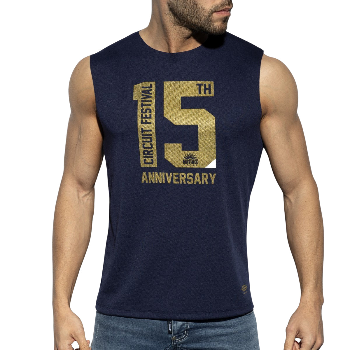 ES Collection Circuit Festival 2024 Tank Top Navy PU552