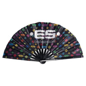 ES Collection ES Large Hand Fan Black AC235