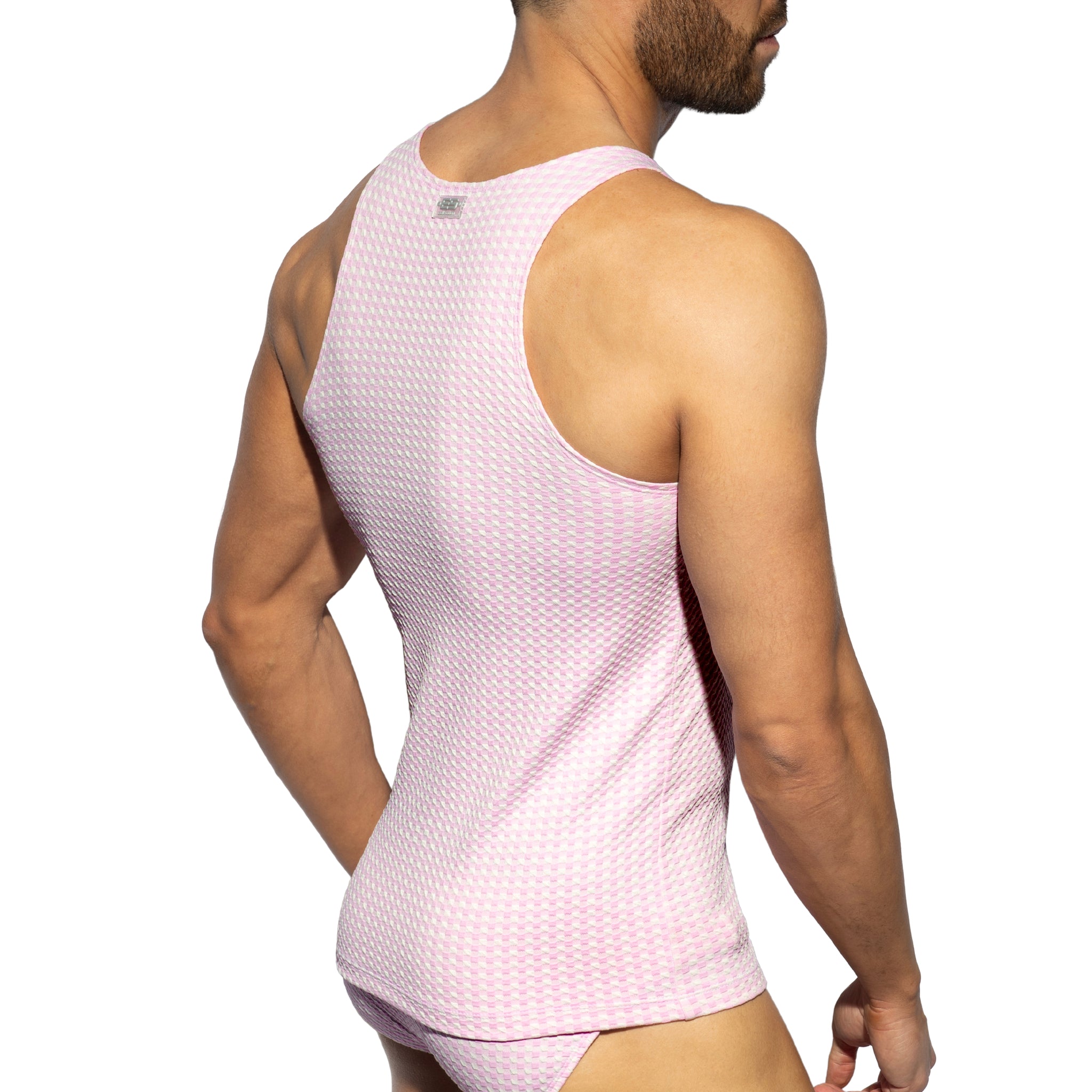 ES Collection Vichy Tank Top Pink TS346