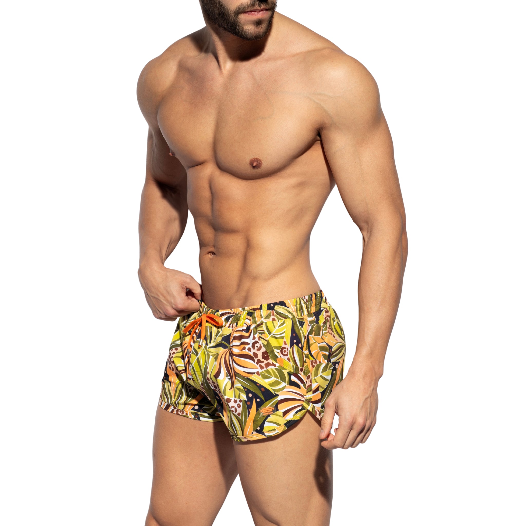 ES Collection Seychelles Swim Shorts Khaki 2514