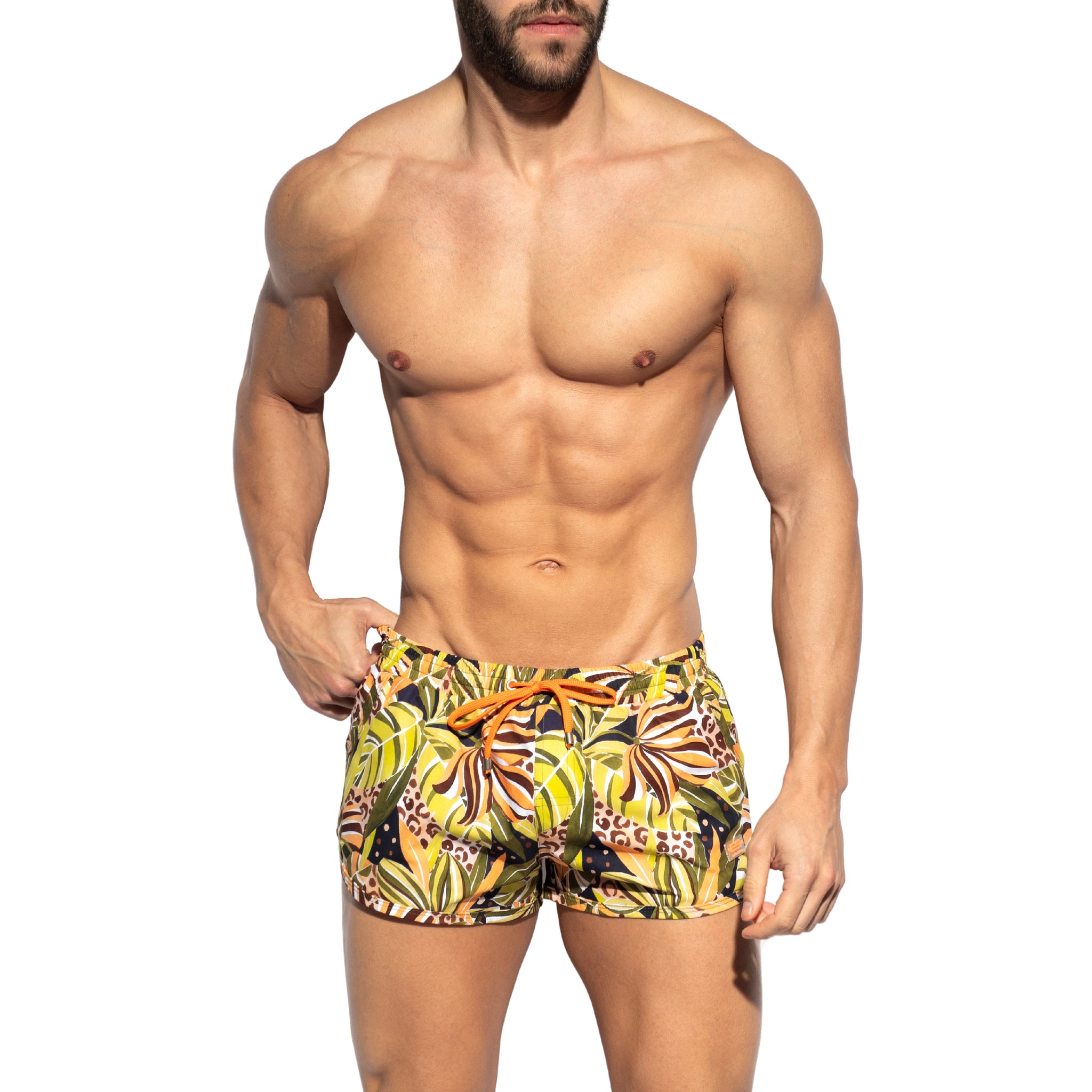 ES Collection Seychelles Swim Shorts Khaki 2514