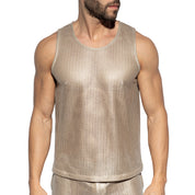 ES Collection Wysiwyg U-Neck Tanktop Beige TS347