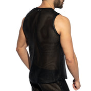 ES Collection Wysiwyg V-Neck Tanktop Black TS348