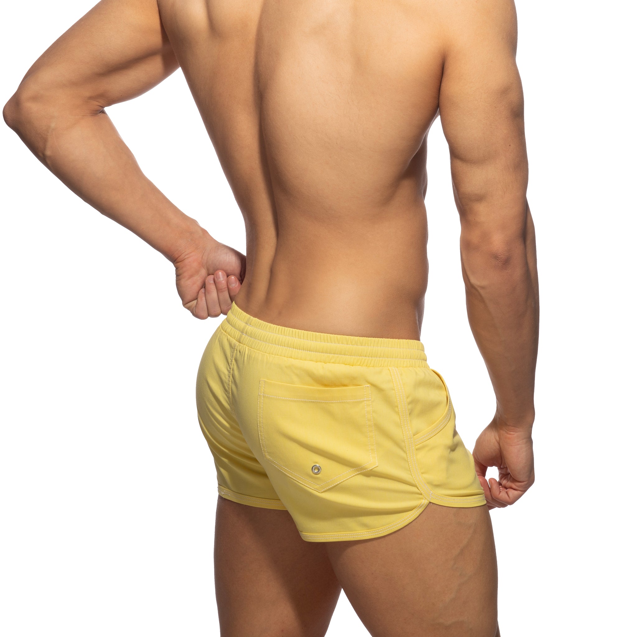 Addicted Jeans Rocky Swim Shorts Yellow ADS356