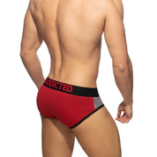 Addicted Scottish Combi Brief Red AD2127