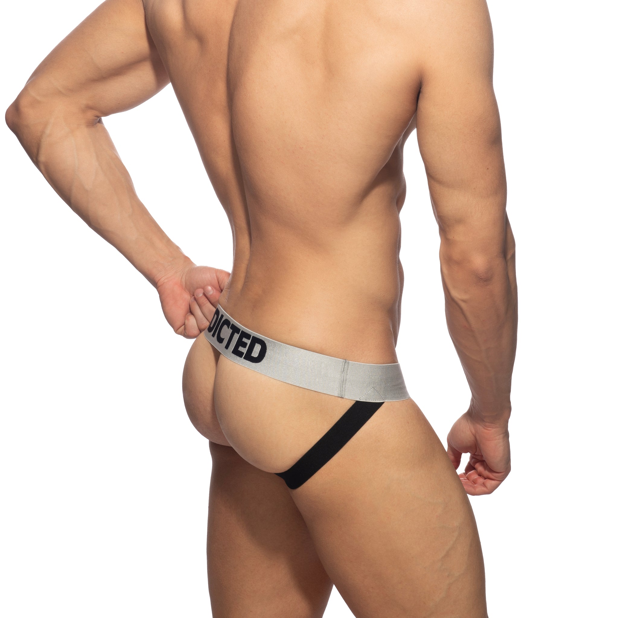 Addicted Party Glitter Jockstrap White AD2266