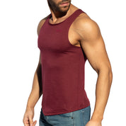 ES Collection Flame Tank Top Aubergine TS284