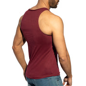 ES Collection Flame Tank Top Aubergine TS284