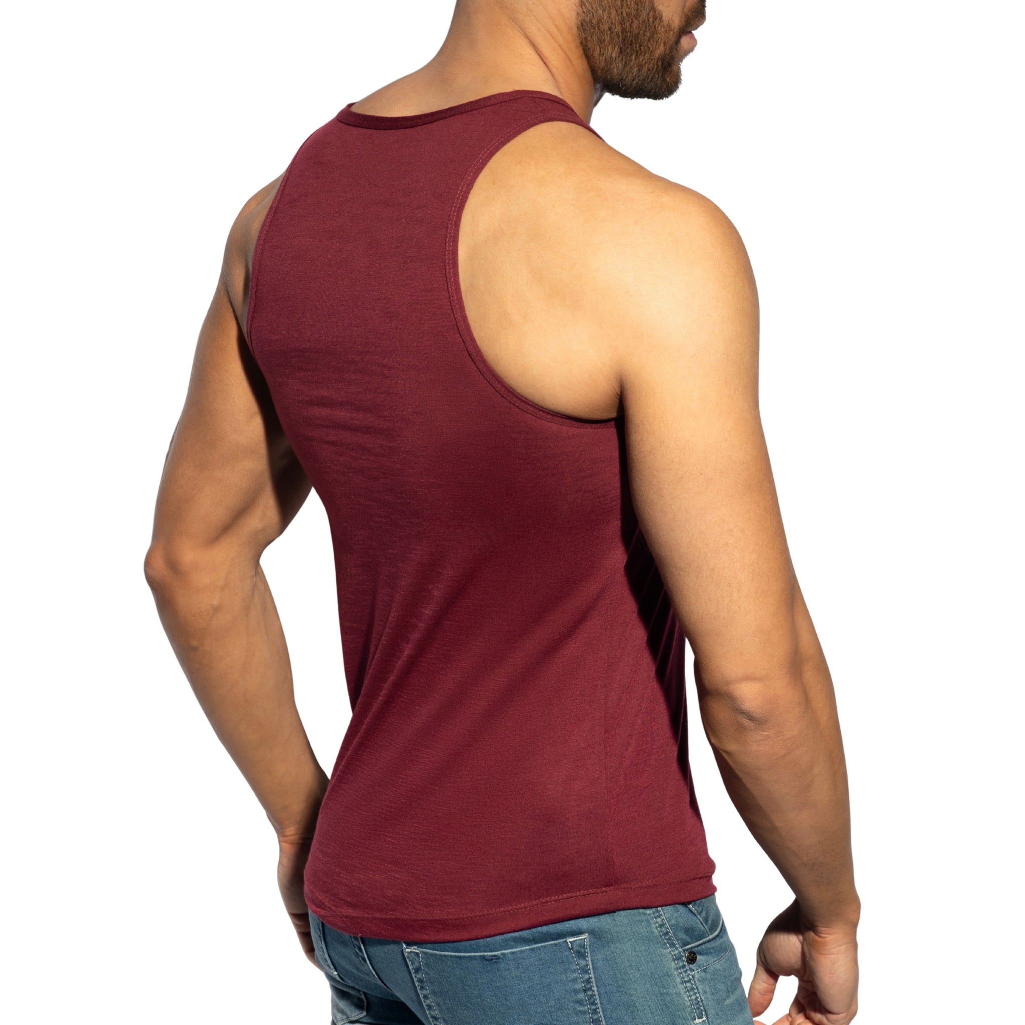 ES Collection Flame Tank Top Aubergine TS284