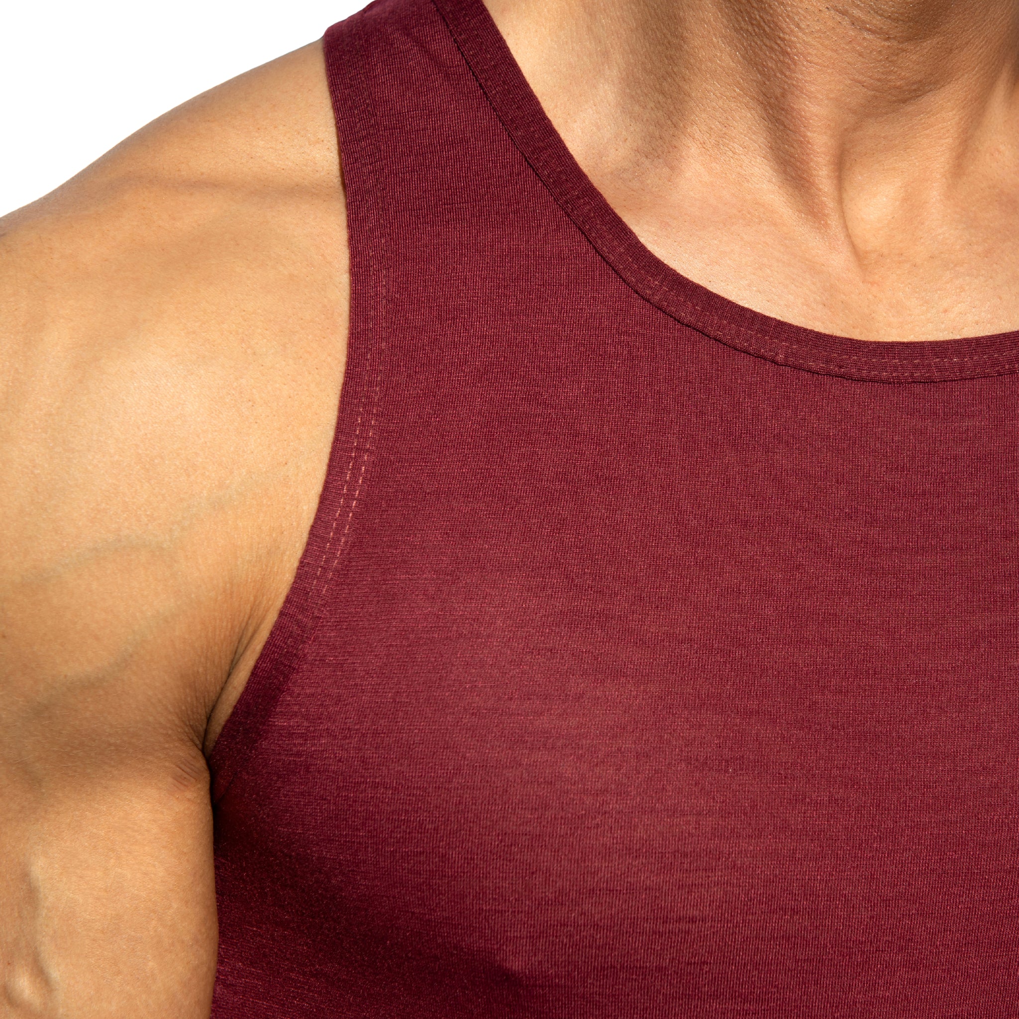 ES Collection Flame Tank Top Aubergine TS284