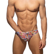 Addicted Summer Garden Bikini Brief Yellow AD1373