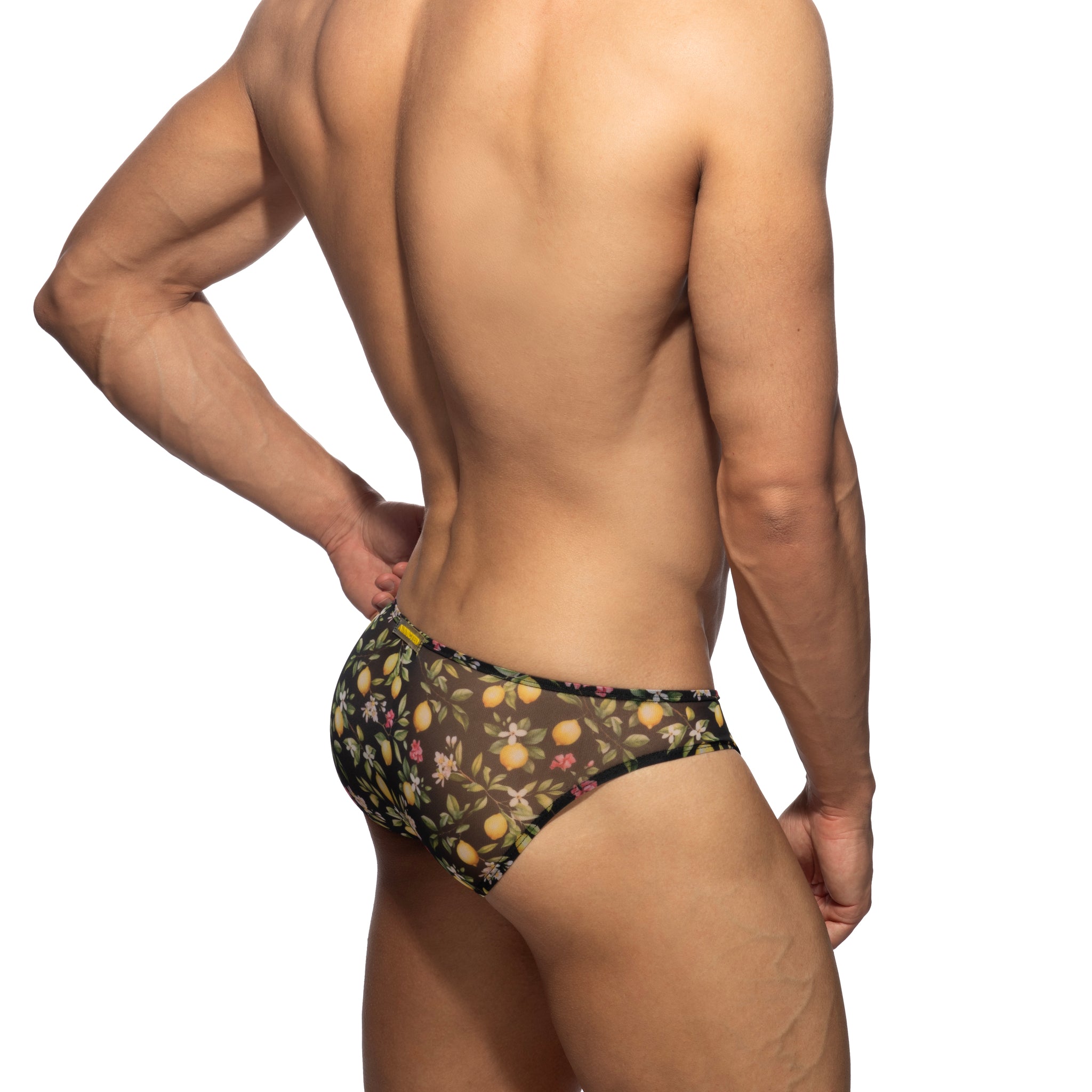 Addicted Lemon Garden Bikini Brief Black AD1371