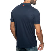 Addicted Veloz Dry Polo Shirt Navy AD1375