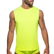 Addicted Veloz Dry Tank Top Neon Yellow AD1328