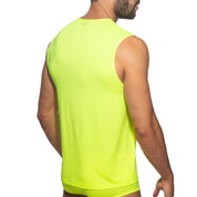 Addicted Veloz Dry Tank Top Neon Yellow AD1328