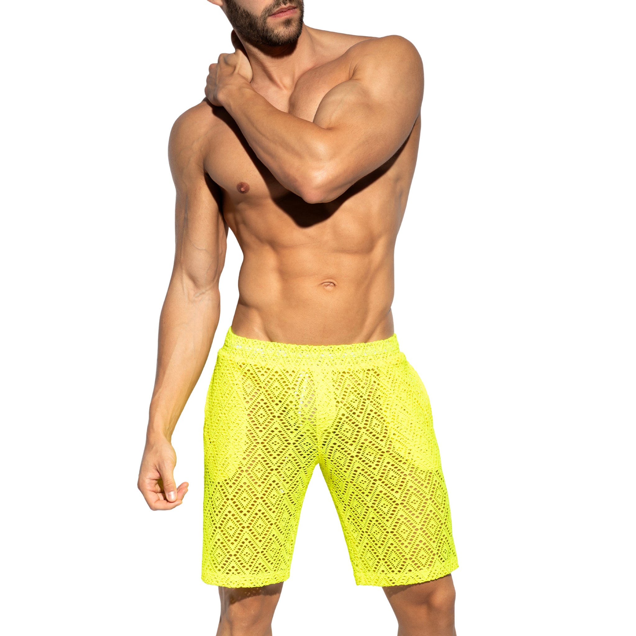 ES Collection Ibiza Retro Bermuda Neon Yellow SP330
